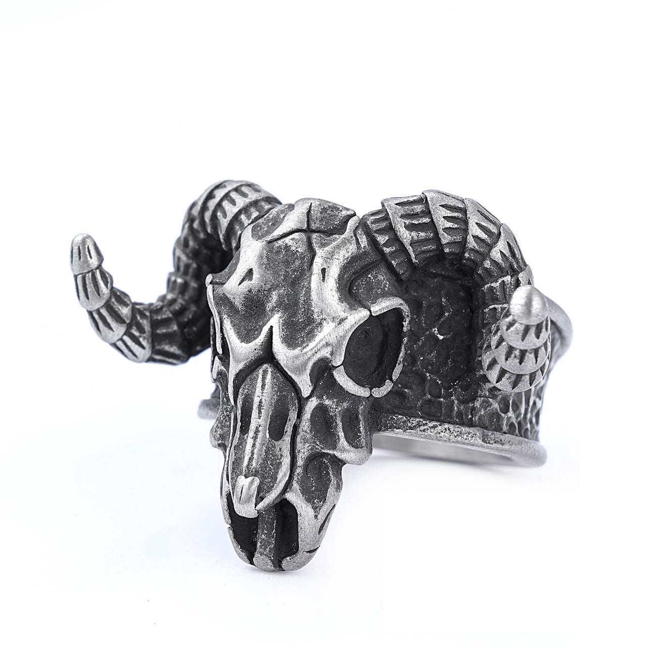 Anillo Calavera Gótico para Hombre - Estilo Punk Vintage