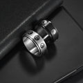 Stainless Swivel Calming Ring Unisex